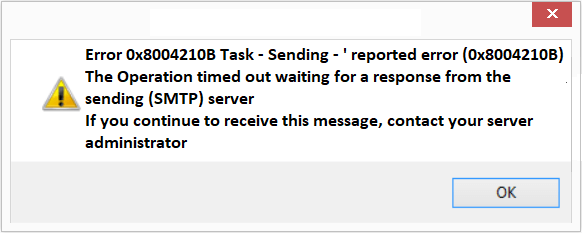 Error Code 0x8004210B